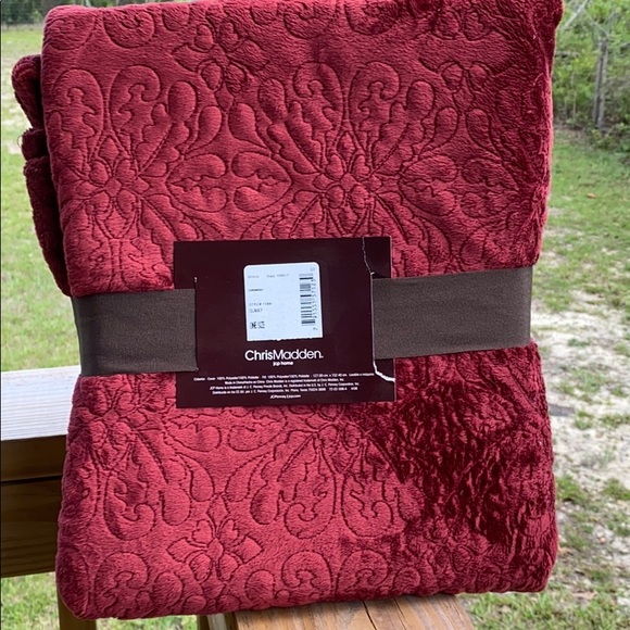 NWT CHRIS MADDEN MINK THROW - Picture 2 of 4